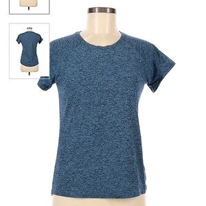 Oiselle women’s top, blue heather